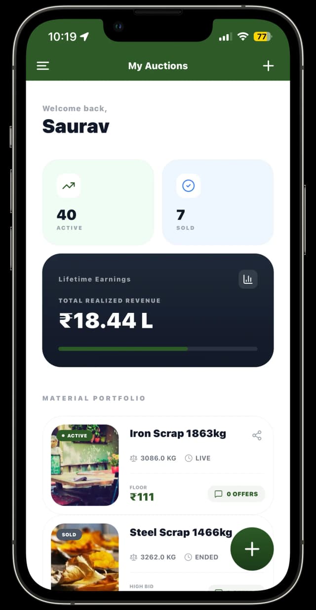 Rescrape App Interface